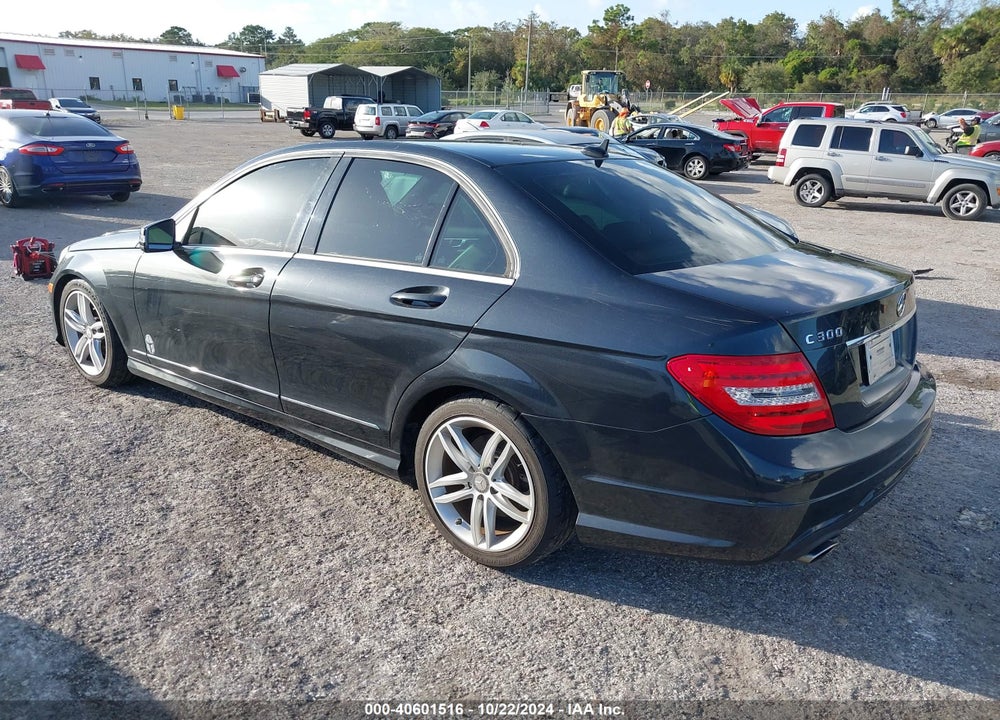 2012 MERCEDES-BENZ C 300 VIN: WDDGF8BB7CA709149