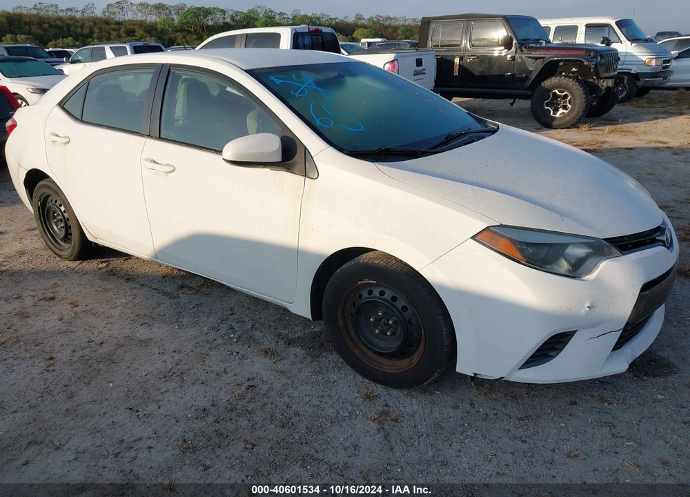 2016 TOYOTA COROLLA LE VIN: 2T1BURHE8GC578543