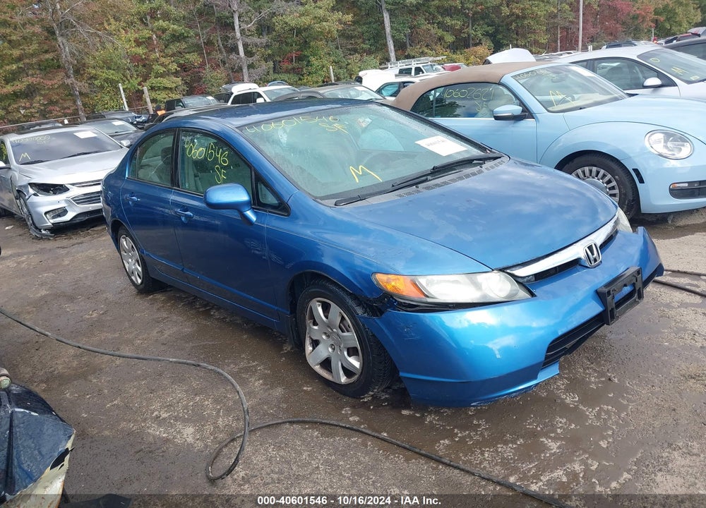 2006 HONDA CIVIC LX VIN: 1HGFA16536L058595