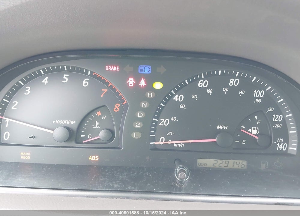 2004 TOYOTA CAMRY LE/SE/STD/XLE VIN: JTDBE32K040245980
