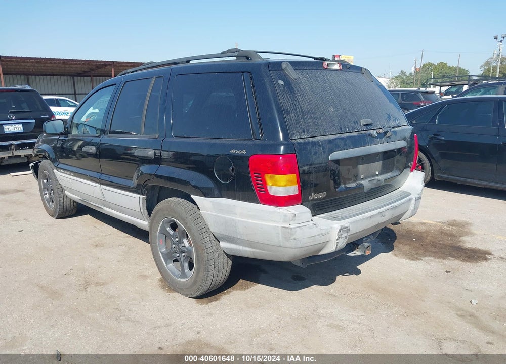 2000 JEEP GRAND CHEROKEE LAREDO VIN: 1J4GW48S2YC323335