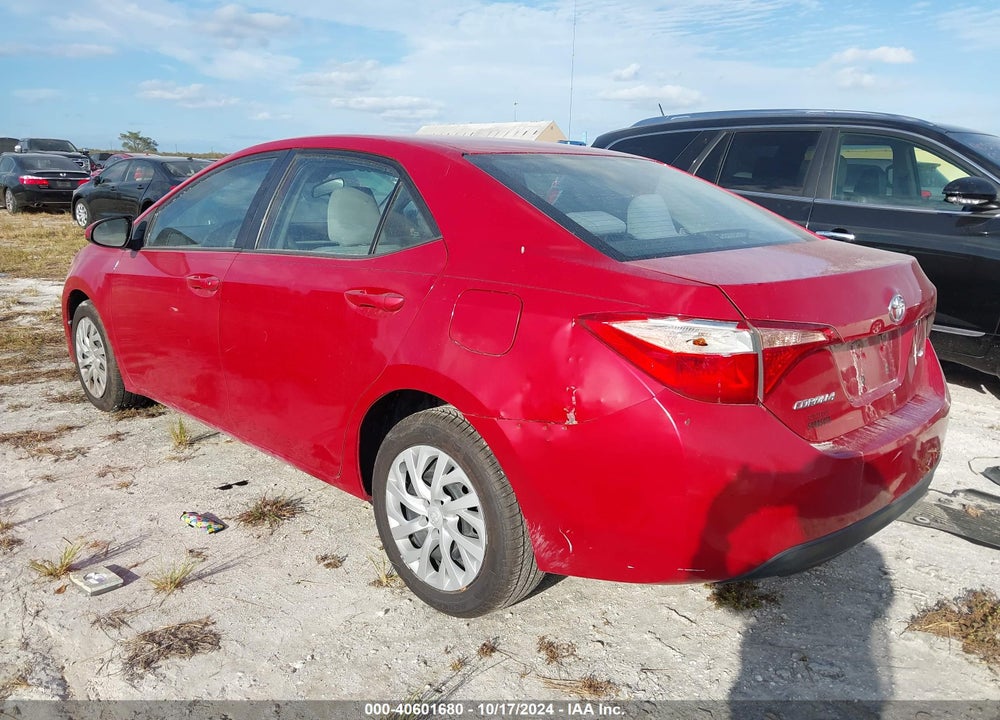 2017 TOYOTA COROLLA LE VIN: 2T1BURHE6HC900405