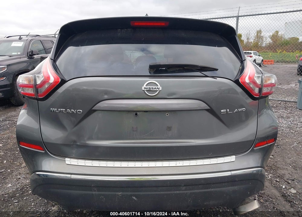 2015 NISSAN MURANO SL VIN: 5N1AZ2MH0FN255082