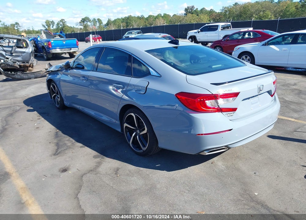 2021 HONDA ACCORD SPORT VIN: 1HGCV1F37MA107702
