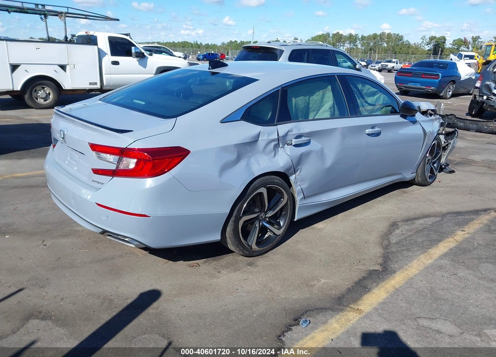 2021 HONDA ACCORD SPORT VIN: 1HGCV1F37MA107702
