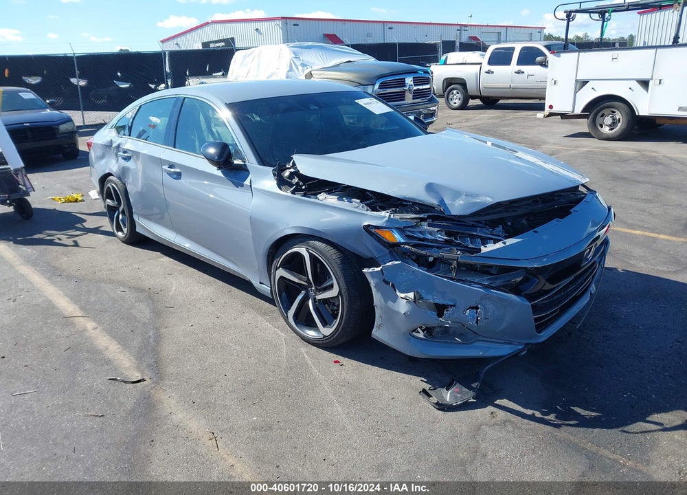 2021 HONDA ACCORD SPORT VIN: 1HGCV1F37MA107702