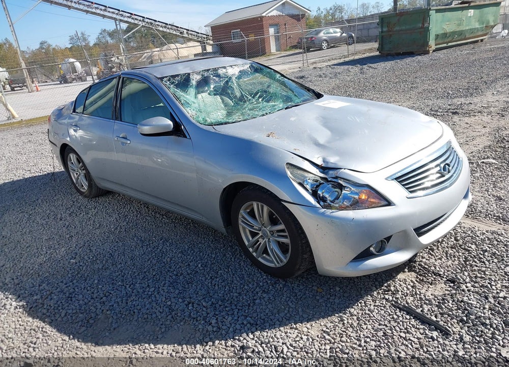 2012 INFINITI G25 JOURNEY VIN: JN1DV6AP1CM812005
