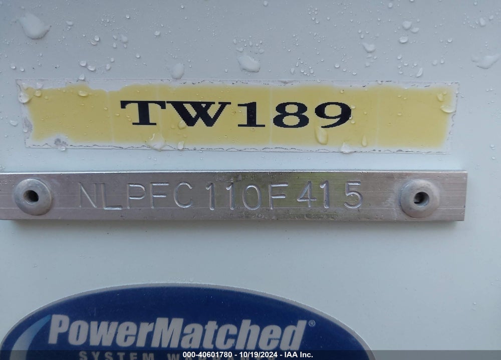 2015 TIDEWATER BOAT VIN: NLPFC110F415