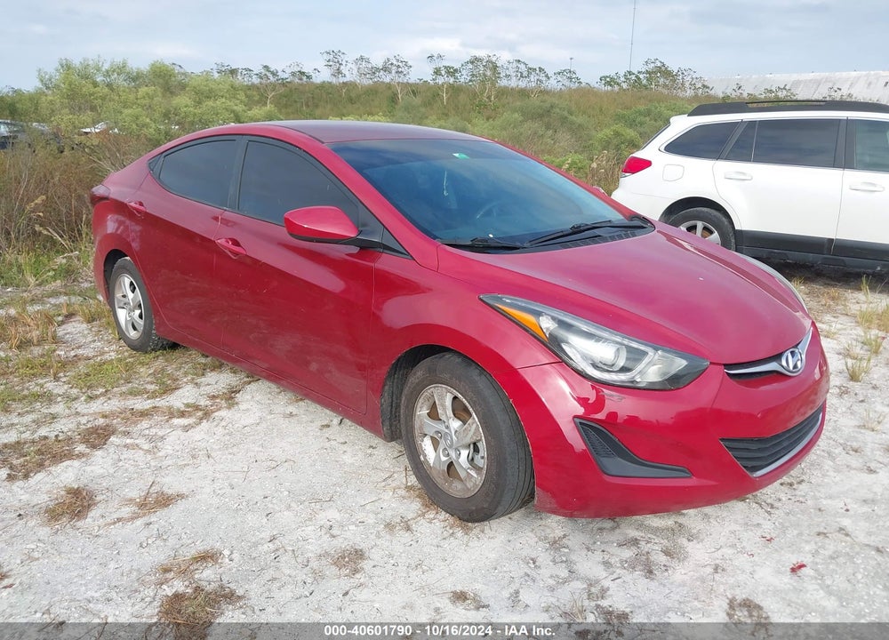 2015 HYUNDAI ELANTRA SE VIN: 5NPDH4AE5FH621550