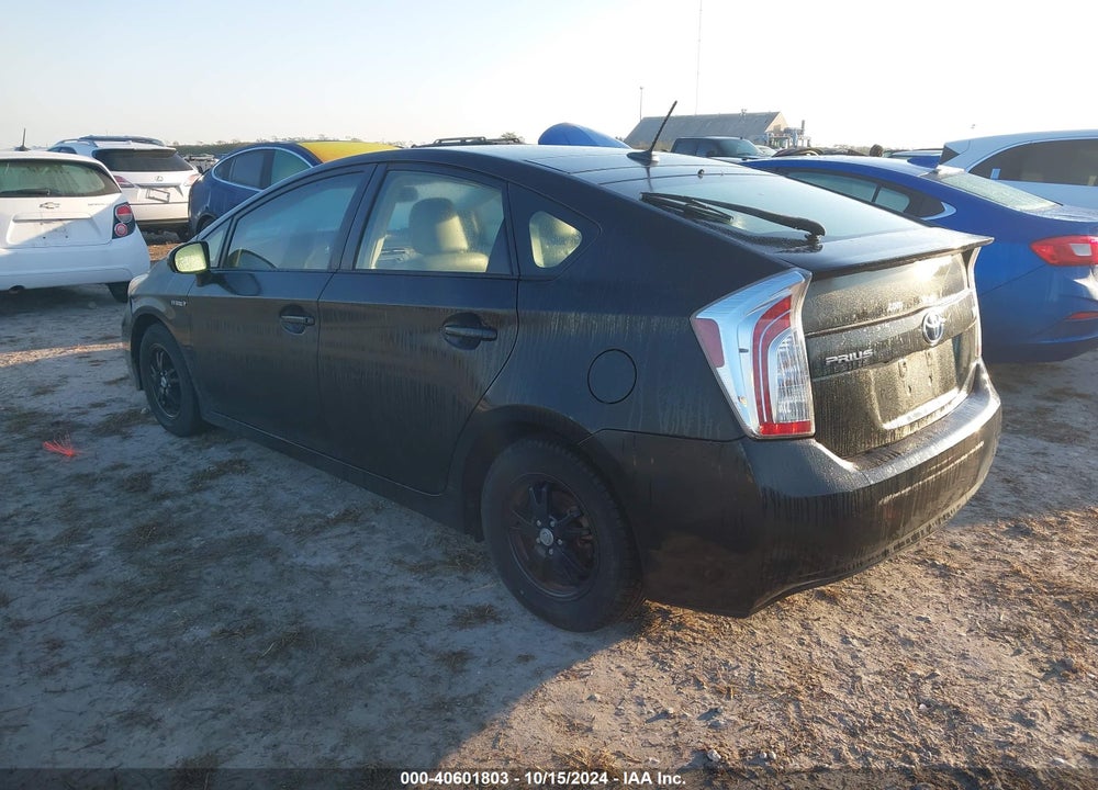 2012 TOYOTA PRIUS VIN: JTDKN3DU2C1497981