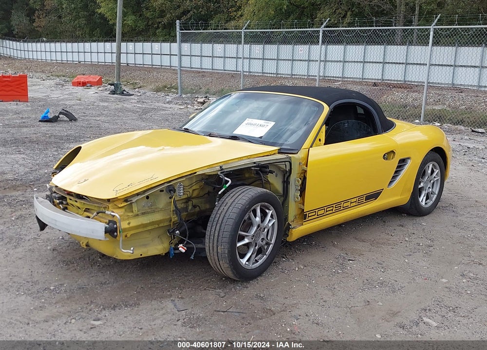 2006 PORSCHE BOXSTER VIN: WP0CA29836U711417