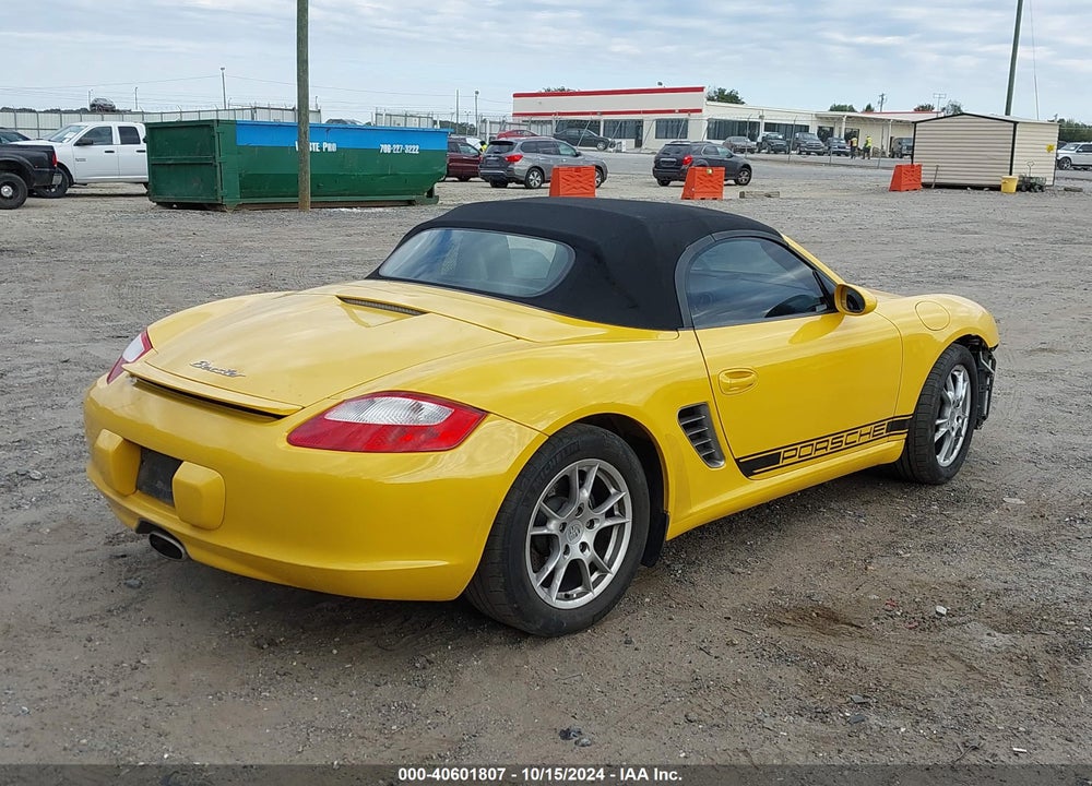 2006 PORSCHE BOXSTER VIN: WP0CA29836U711417