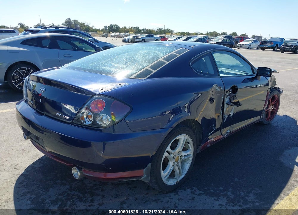 2005 HYUNDAI TIBURON GT/SE VIN: KMHHN65F05U182623