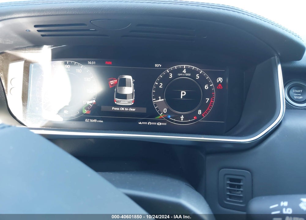 2020 LAND ROVER RANGE ROVER SUPERCHARGED VIN: SALGS5SE2LA402060
