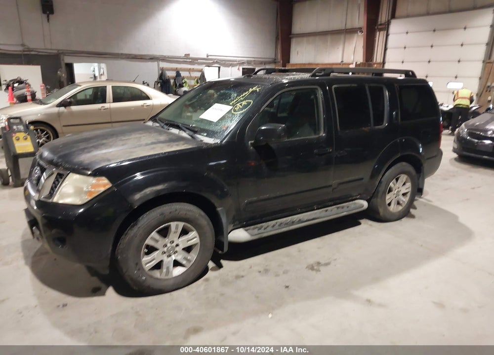 2009 NISSAN PATHFINDER SE VIN: 5N1AR18B99C616292