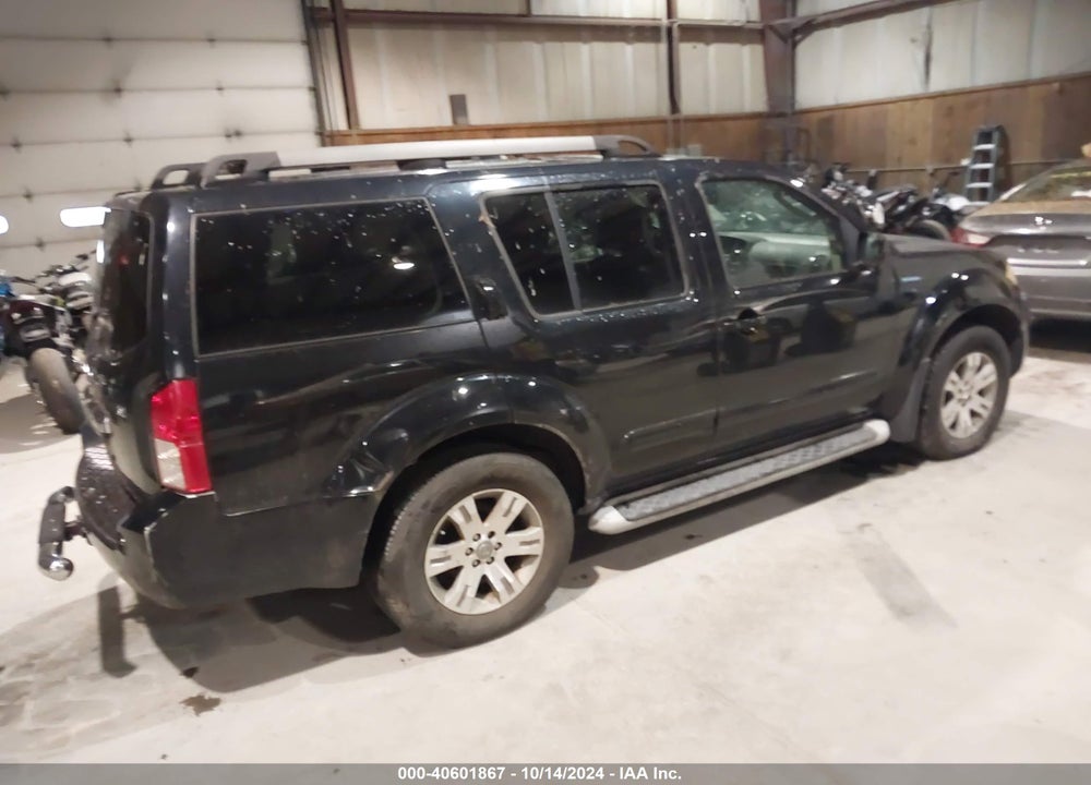 2009 NISSAN PATHFINDER SE VIN: 5N1AR18B99C616292