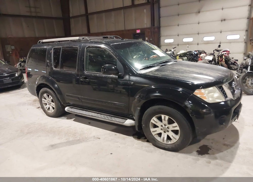 2009 NISSAN PATHFINDER SE VIN: 5N1AR18B99C616292