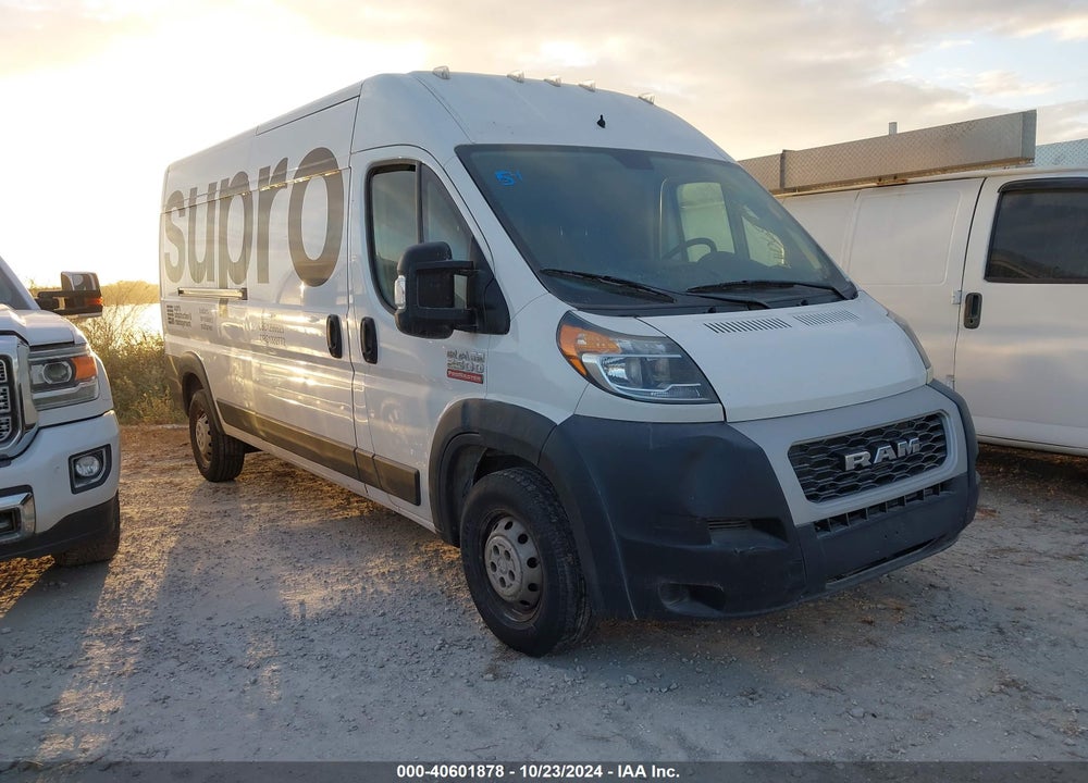 2020 RAM PROMASTER 2500 HIGH ROOF 159 WB VIN: 3C6TRVDG5LE101626