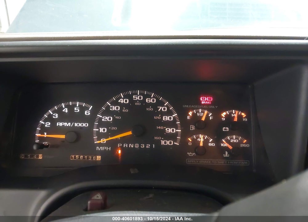 1998 CHEVROLET K1500 FLEETSIDE VIN: 1GCEK19M2WE219503