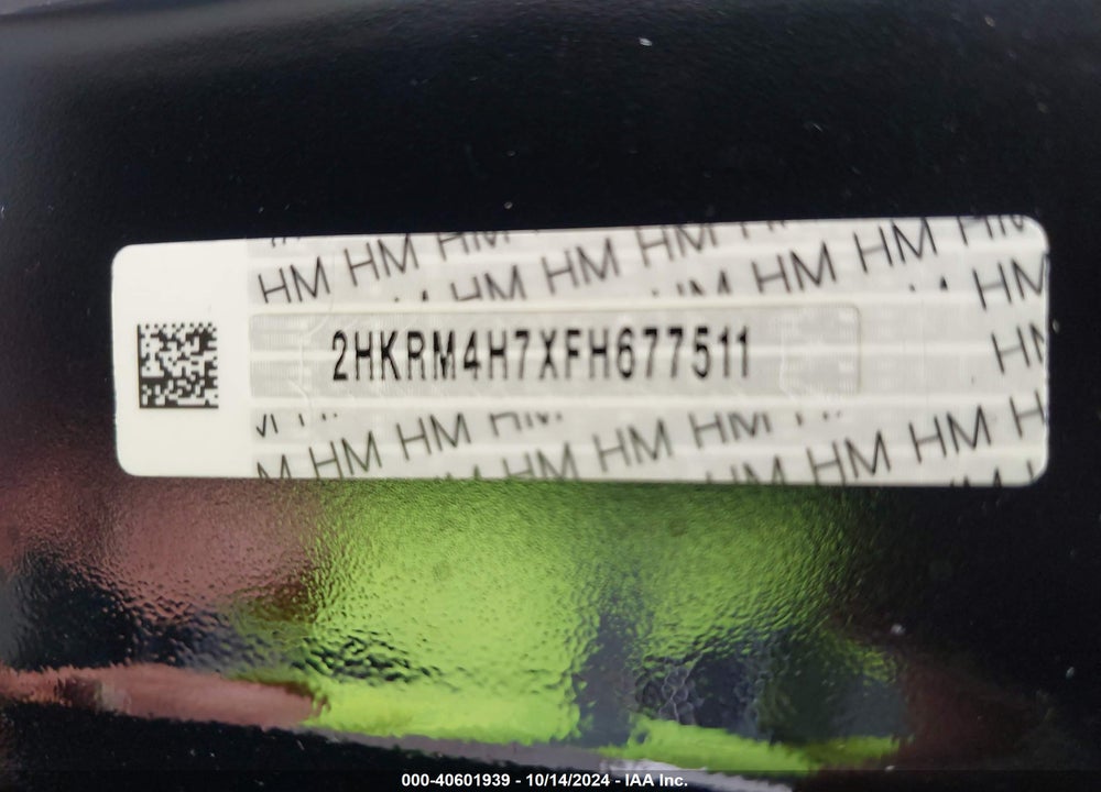 2015 HONDA CR-V EX-L VIN: 2HKRM4H7XFH677511