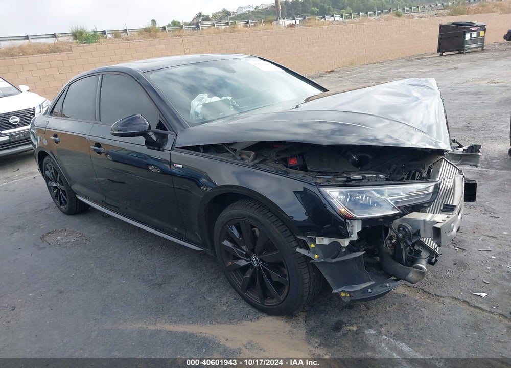 2018 AUDI A4 2.0T TECH ULTRA PREMIUM/2.0T ULTRA PREMIUM VIN: WAUKMAF45JN015978