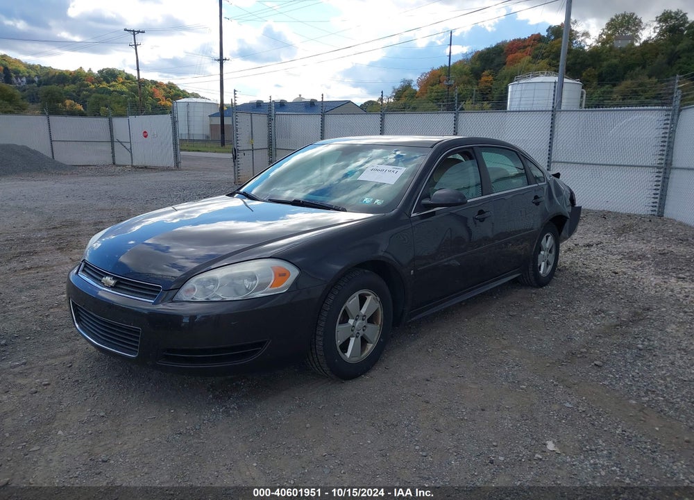 2009 CHEVROLET IMPALA LT VIN: 2G1WT57N991106487