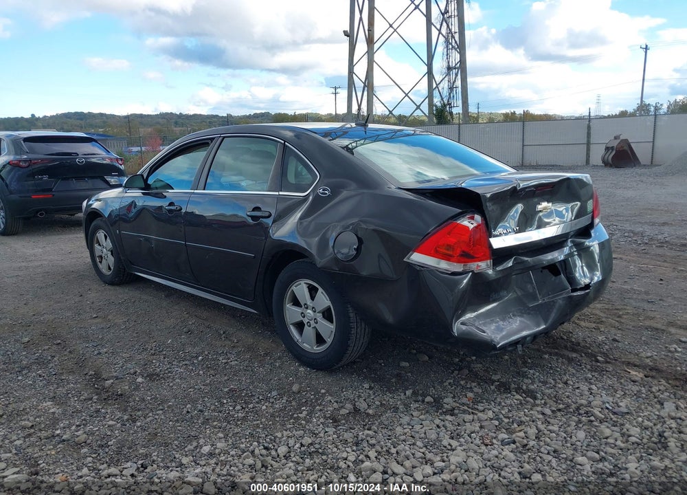 2009 CHEVROLET IMPALA LT VIN: 2G1WT57N991106487