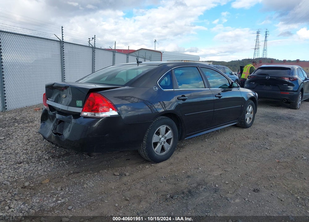 2009 CHEVROLET IMPALA LT VIN: 2G1WT57N991106487