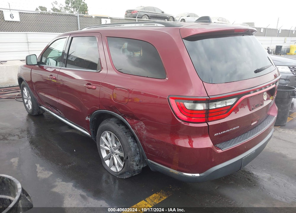 2017 DODGE DURANGO SXT RWD VIN: 1C4RDHAG4HC610984