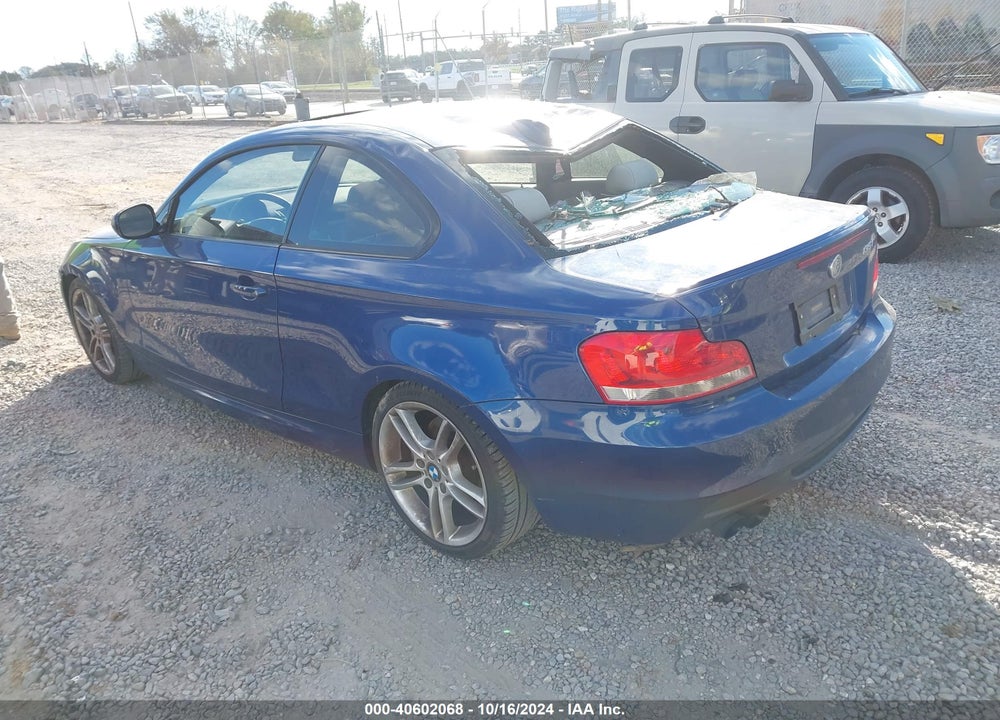 2013 BMW 135I VIN: WBAUC9C58DVM13746