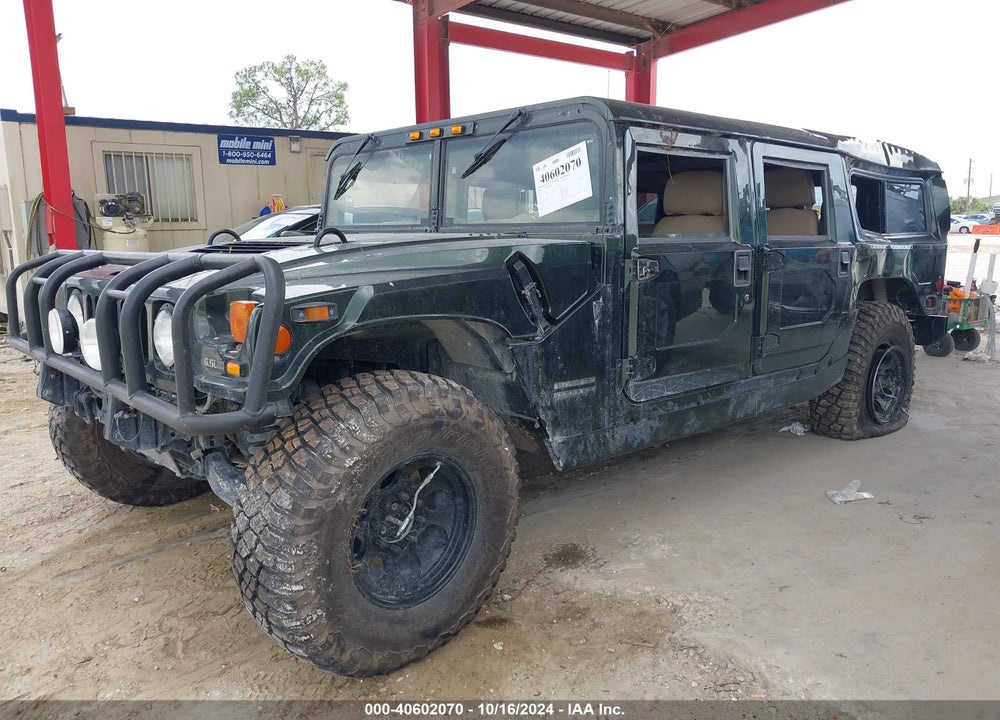 2000 AM GENERAL HUMMER SLANTBACK/WAGON VIN: 137ZA8431YE189881