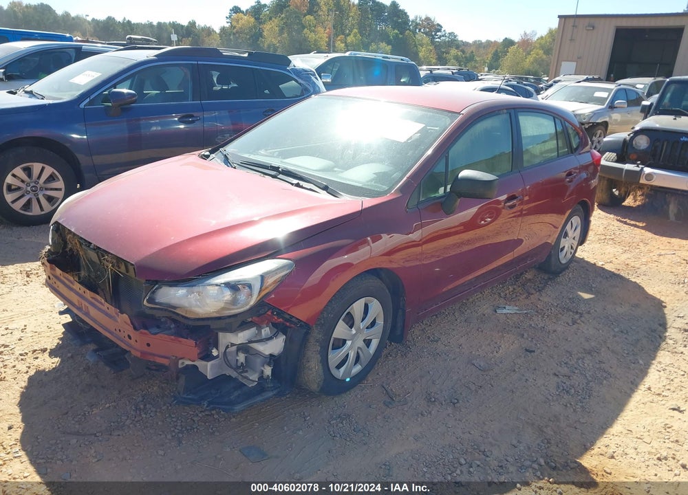 2015 SUBARU IMPREZA 2.0I VIN: JF1GPAA61FG208476