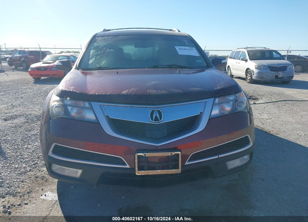 2012 ACURA MDX ADVANCE PACKAGE VIN: 2HNYD2H6XCH532474