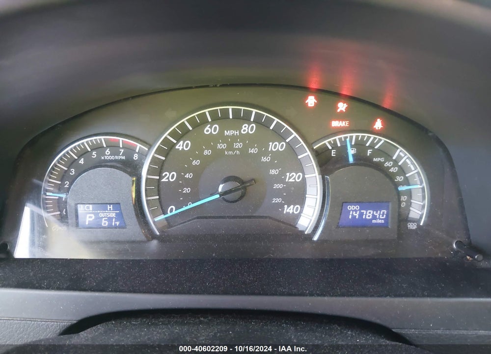 2013 TOYOTA CAMRY SE VIN: 4T1BF1FK4DU267416