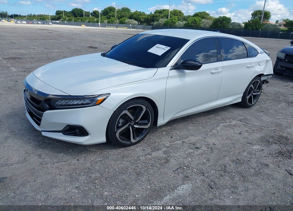 2022 HONDA ACCORD SPORT VIN: 1HGCV1F36NA086049
