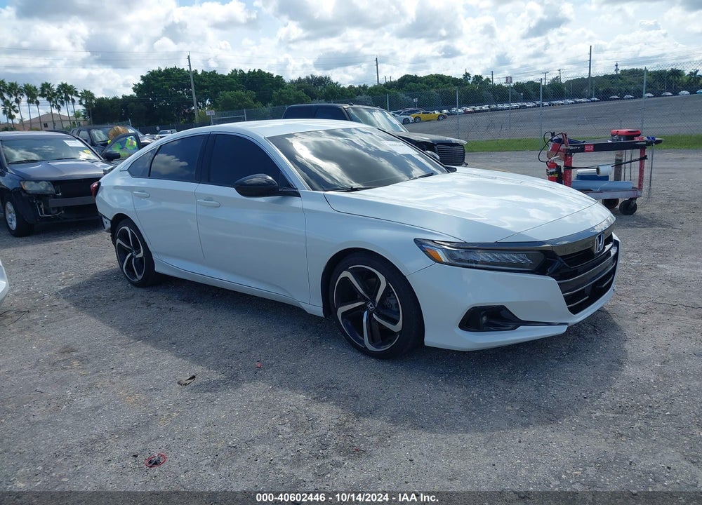 2022 HONDA ACCORD SPORT VIN: 1HGCV1F36NA086049