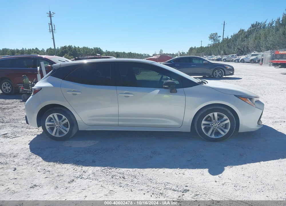 2022 TOYOTA COROLLA SE VIN: JTNB4MBE0N3172236
