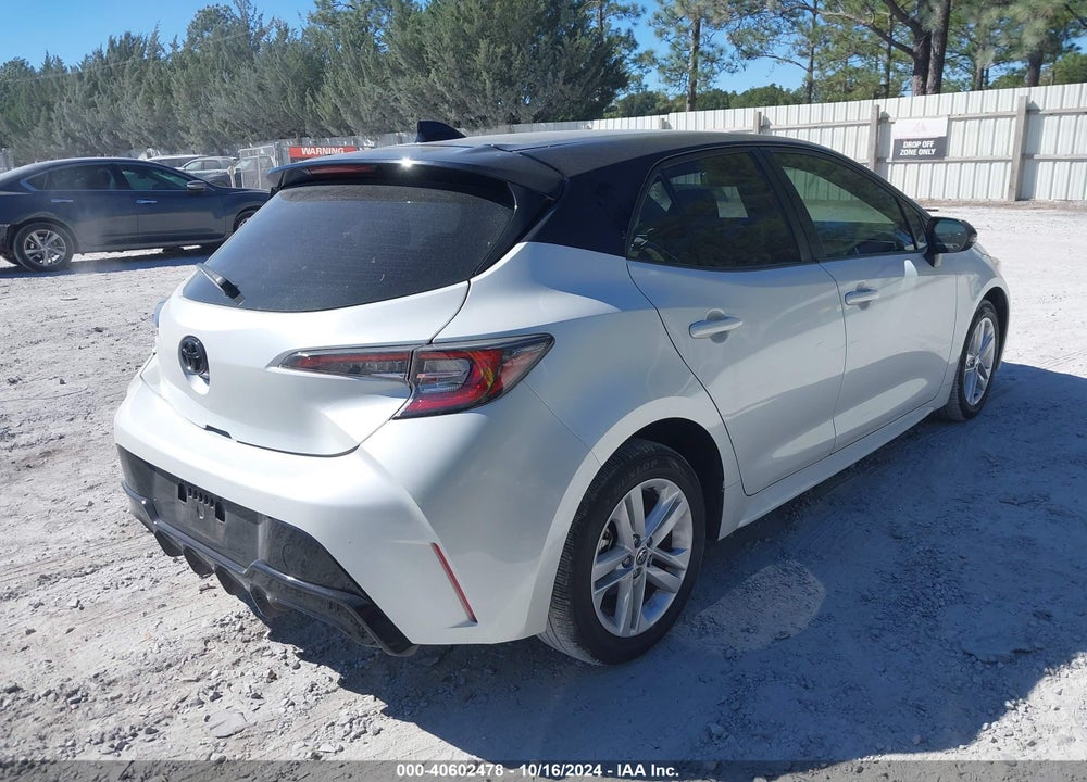 2022 TOYOTA COROLLA SE VIN: JTNB4MBE0N3172236