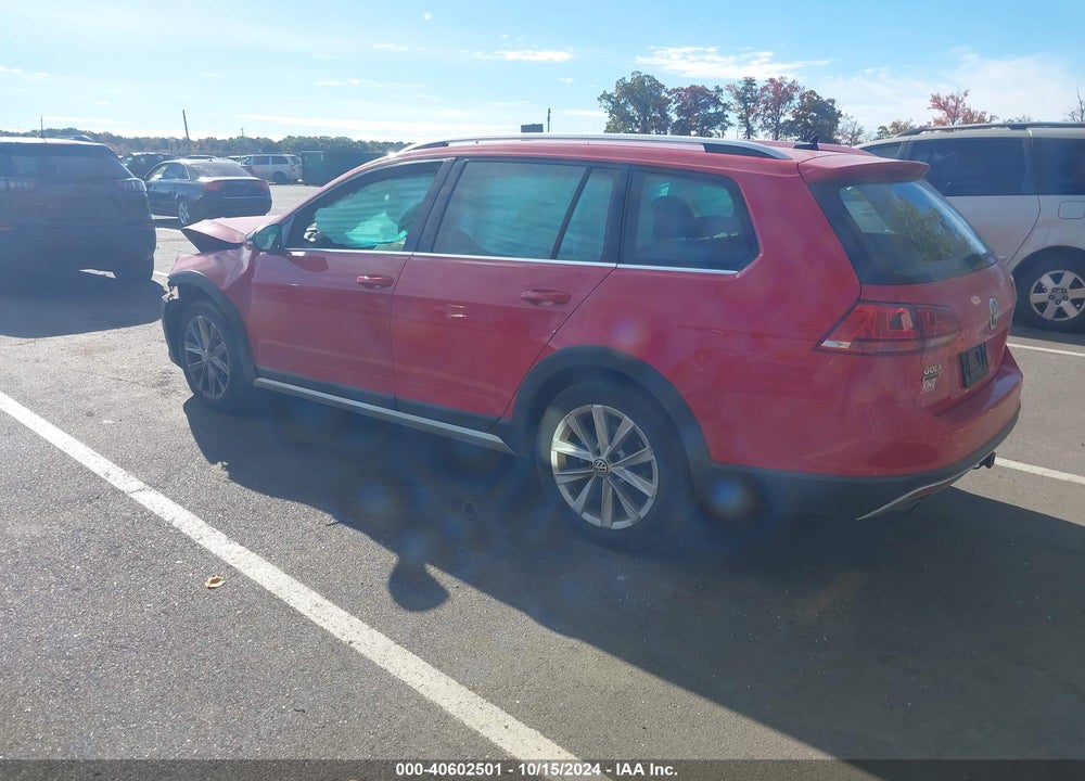 2017 VOLKSWAGEN GOLF ALLTRACK TSI S/TSI SE VIN: 3VWM17AU7HM544168