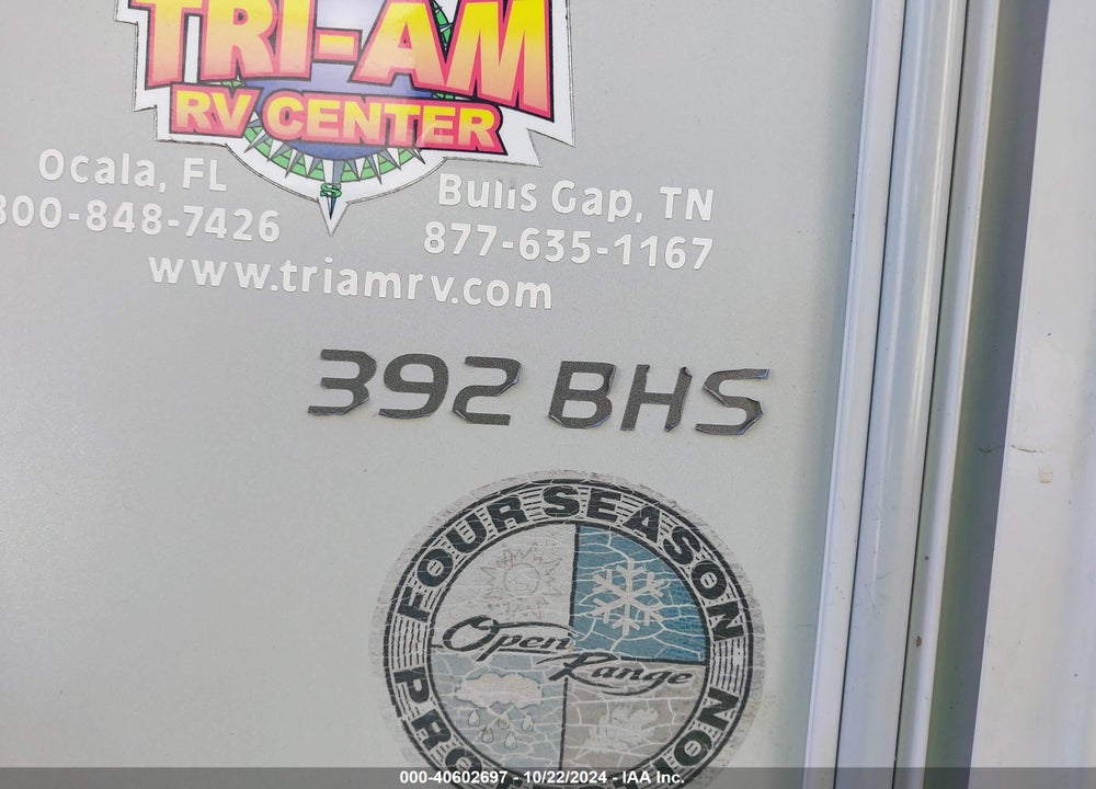 2010 OPEN RANGE TRAVEL TRLR VIN: 5XMFE3929A5001397