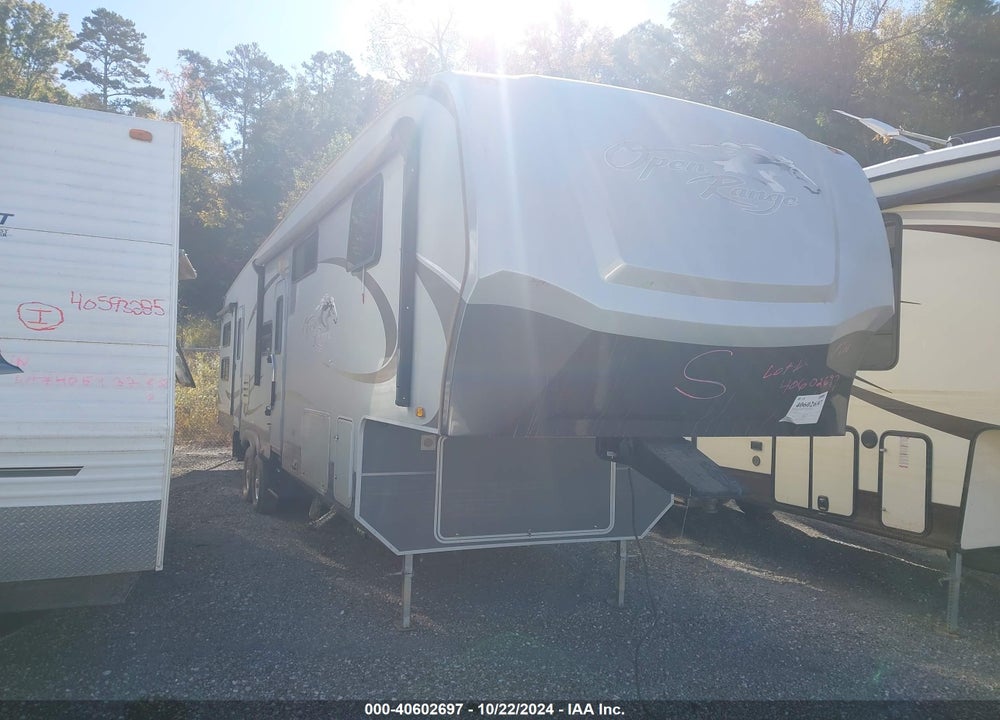 2010 OPEN RANGE TRAVEL TRLR VIN: 5XMFE3929A5001397