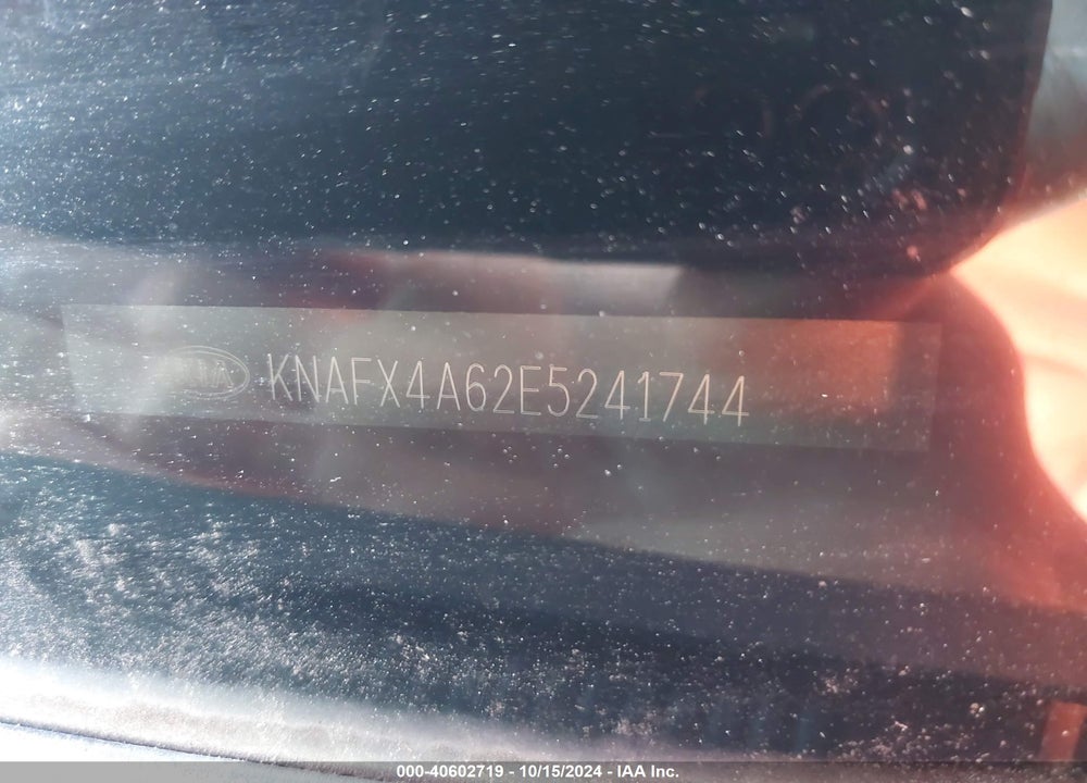 2014 KIA FORTE LX VIN: KNAFX4A62E5241744