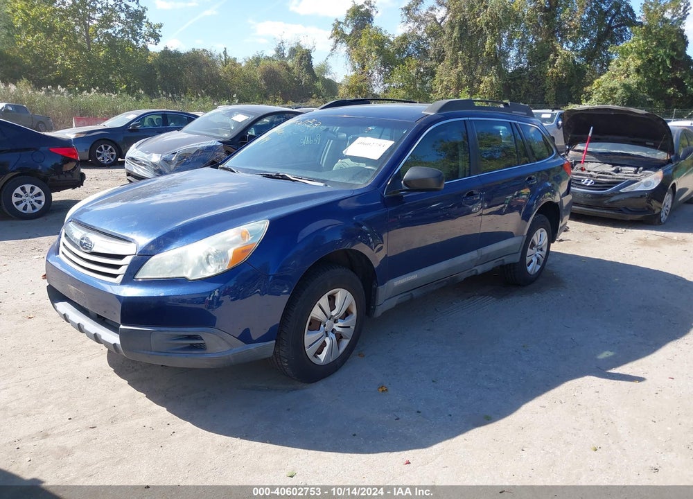 2010 SUBARU OUTBACK 2.5I VIN: 4S4BRCAC4A1333494