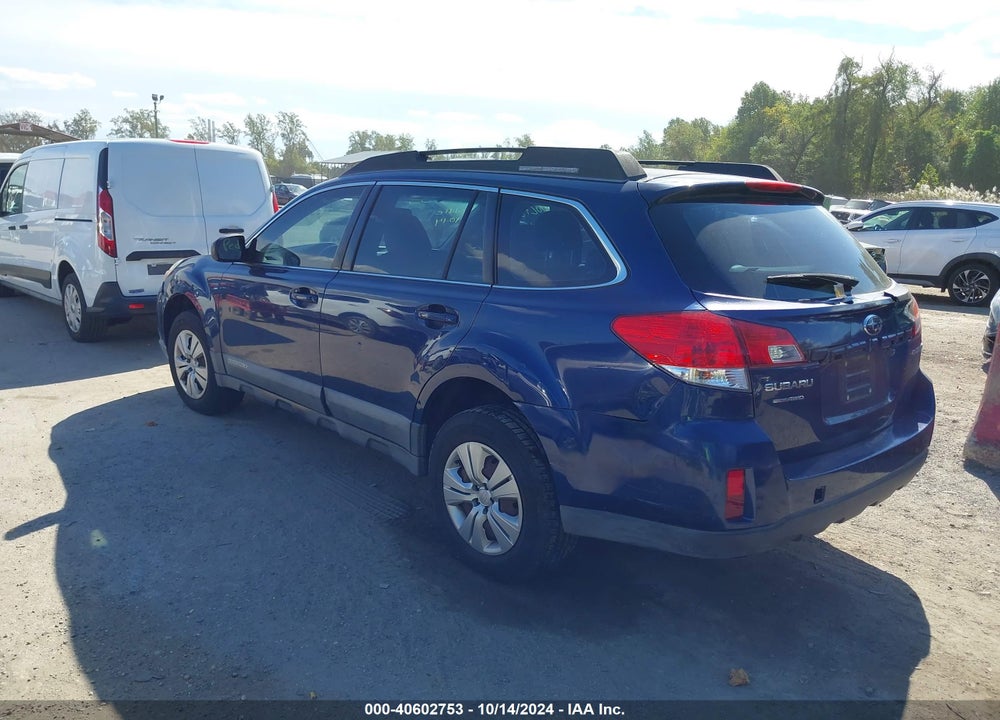 2010 SUBARU OUTBACK 2.5I VIN: 4S4BRCAC4A1333494