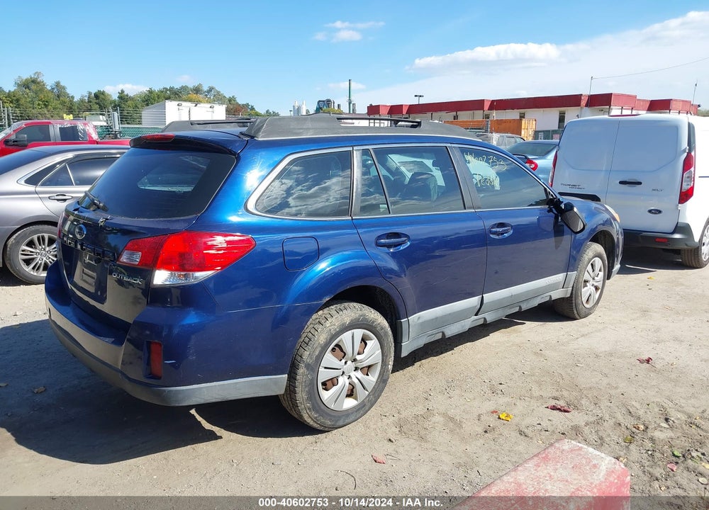 2010 SUBARU OUTBACK 2.5I VIN: 4S4BRCAC4A1333494