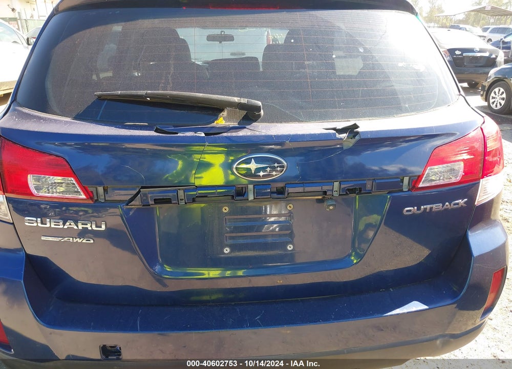 2010 SUBARU OUTBACK 2.5I VIN: 4S4BRCAC4A1333494