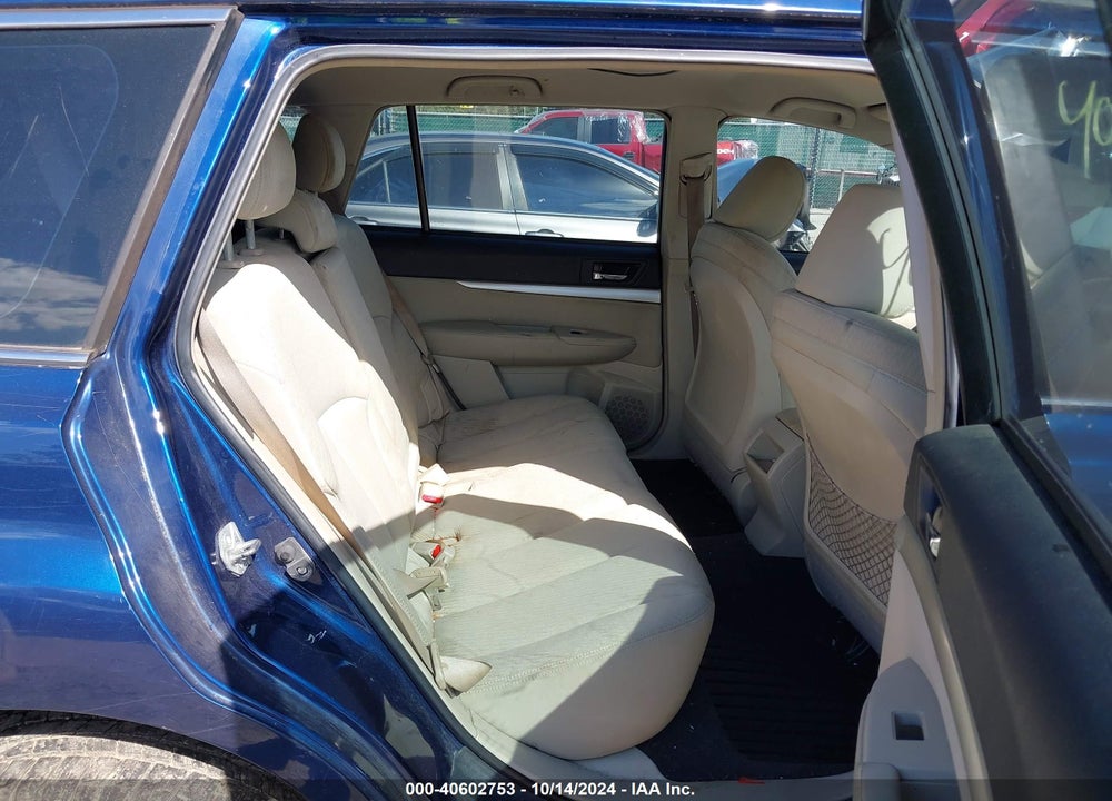 2010 SUBARU OUTBACK 2.5I VIN: 4S4BRCAC4A1333494