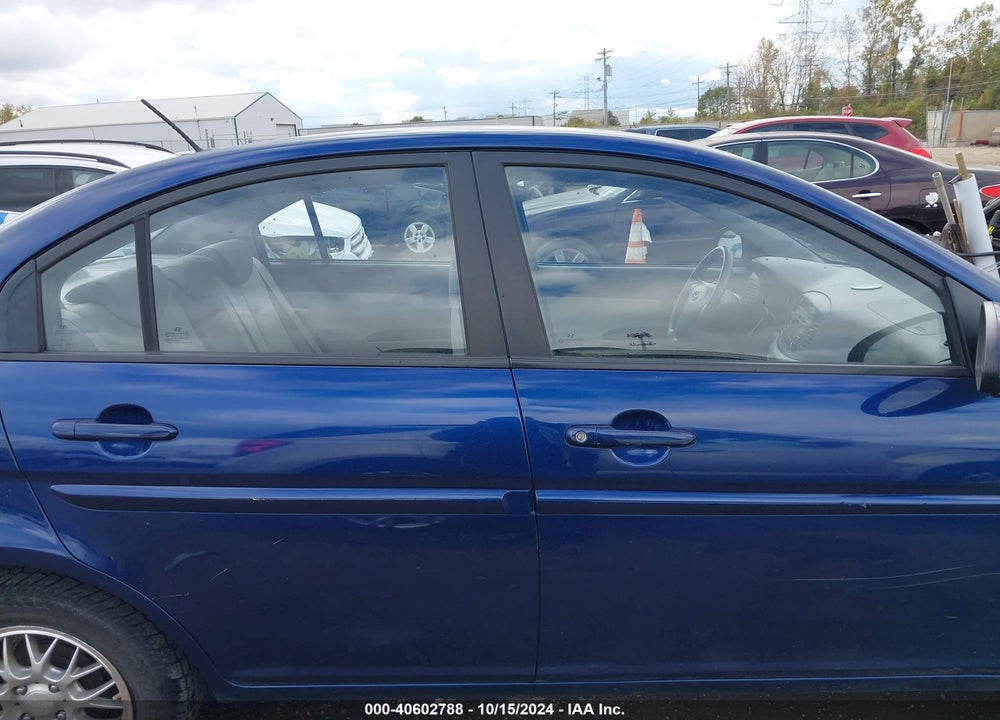 2009 HYUNDAI ACCENT GLS VIN: KMHCN46C49U316087