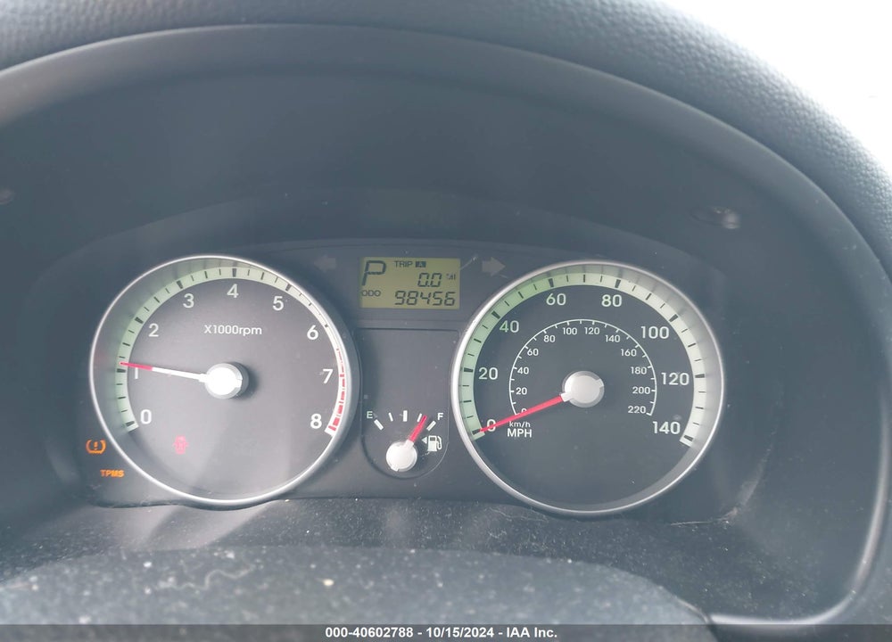 2009 HYUNDAI ACCENT GLS VIN: KMHCN46C49U316087