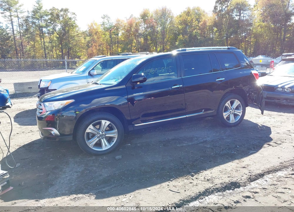 2013 TOYOTA HIGHLANDER LIMITED V6 VIN: 5TDDK3EH1DS233156